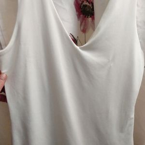 Dynamite sleeveless vNeck blouse